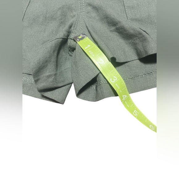Roxy Oceanside Olive Shorts Size Medium - Picture 7 of 7